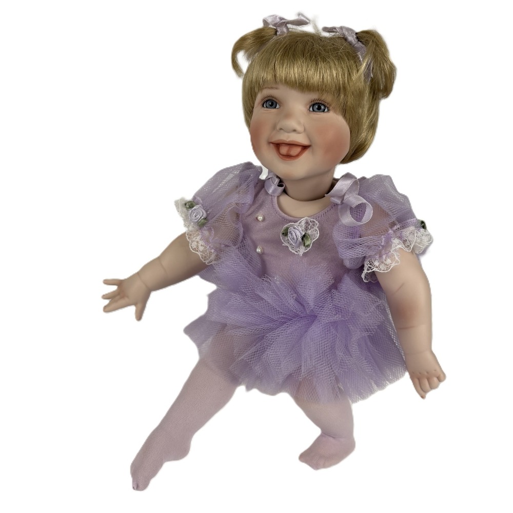 Ashton Drake "Little Violet"‎ Porcelain Doll w/ Box COA 93763 Ballet